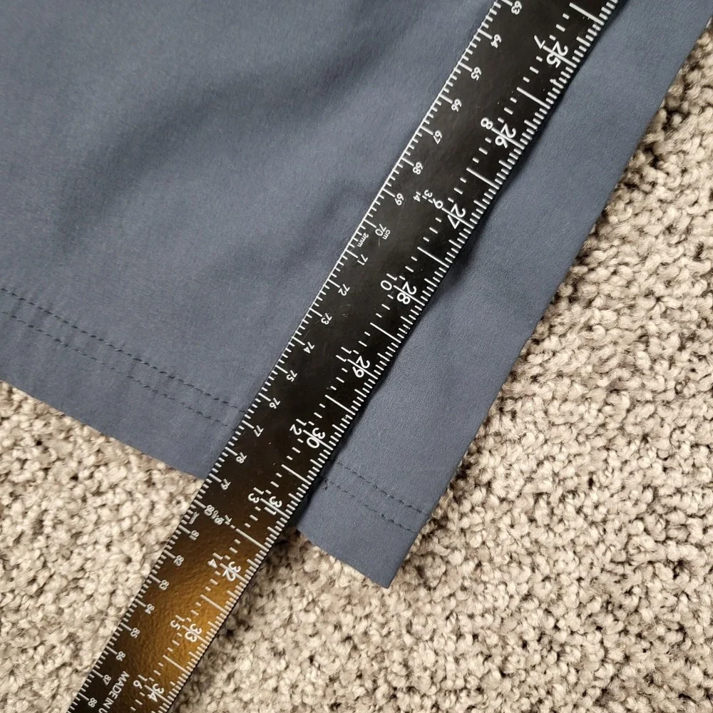 Eddie Bauer First Ascent Guide Pro Pants Mens 35x32 Gray Blue Hiking Nylon